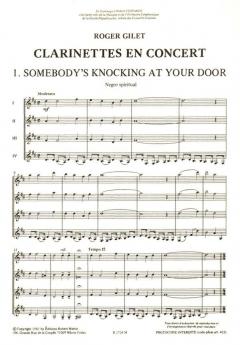 Clarinettes en concert von Gilet 