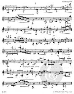 Three Faces For guitar von Hans-Georg Lotz 