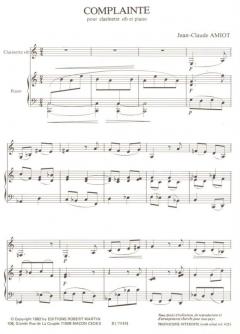 Complainte von Jean-Claude Amiot 