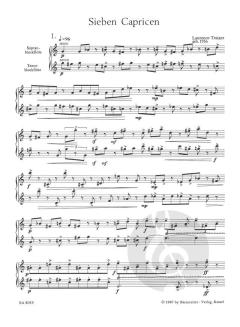 7 Capricen für zwei Spieler (Laurence Traiger) 