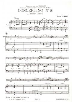 Concertino No. 18 (Julien Porret) 