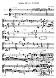 Fantasia per due chitarre von Cesar Bresgen 