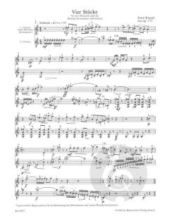 4 Stücke aus Hausmusik op.172 von Ernst Krenek 