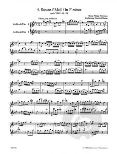 6 Sonaten im Kanon op.5 Heft 2 (Georg Philipp Telemann) 