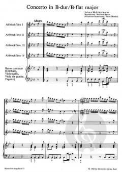 Concerto B-Dur (original A-Dur) (Johann Melchior Molter) 