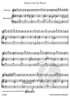 The Division Flute, Johny Cock thy Beavor 