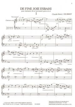 De fine joie esbahi, avec instrument grave en ut von Claude-Henry Joubert 