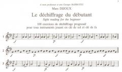 Déchiffrage du débutant 