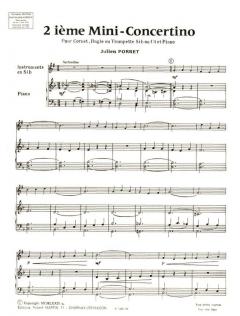 Deuxième mini-concertino, sib ou ut von Julien Porret 