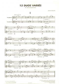 Douze duos variés von Jérôme Naulais 