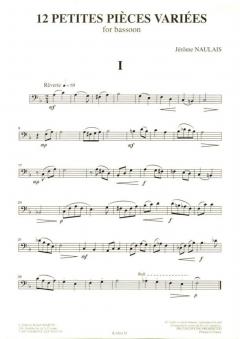 Douze petites pièces variés (Jérôme Naulais) 