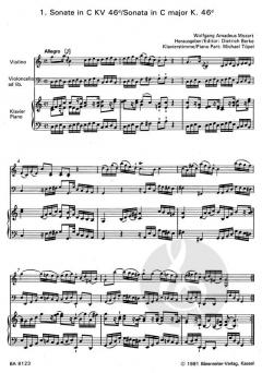 2 Sonaten KV 46d,e (W.A. Mozart) 