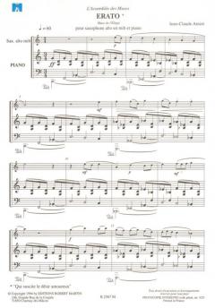 Erato, Alto von Jean-Claude Amiot 