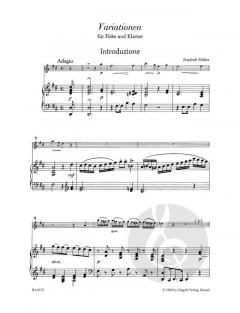 Variationen über Nel cor piu non mi sento von Giovanni Paisiello 