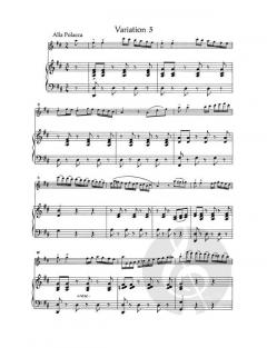 Variationen über Nel cor piu non mi sento von Giovanni Paisiello 