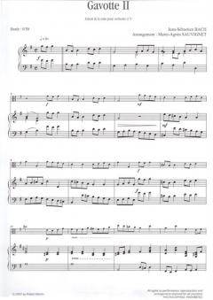 Gavotte no. 2 (J.S.Bach) von Johann Sebastian Bach 
