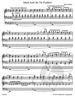 7 neue Choralvorspiele von Hans Gebhard für Orgel im Alle Noten Shop kaufen