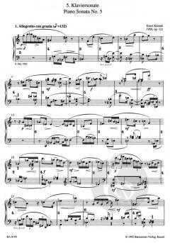 Klaviersonate Nr. 5 op. 121 von Ernst Krenek im Alle Noten Shop kaufen