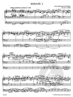 Sämtliche Orgelwerke Band 2 von Felix Mendelssohn Bartholdy im Alle Noten Shop kaufen