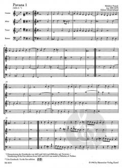 Tänze für vier Stimmen (Melchior Franck) 