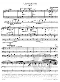 Ciacona op. 32 von Heinrich Reimann 