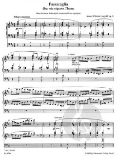 Passacaglia op. 8 von Anton Wilhelm Leupold 