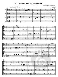 Consort-Musik des 15. bis 17. Jahrhunderts für vier Stimmen 