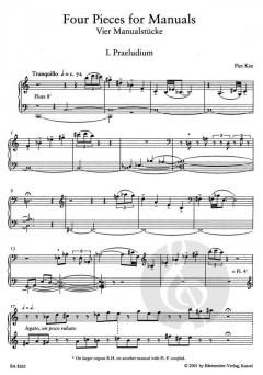 4 Pieces for Manuals von Piet Kee 