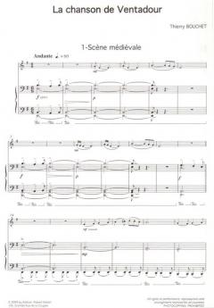La chanson de Ventadour von Thierry Bouchet 