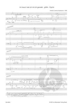 Im traum hab ich mit dir geredet (Andrea Lorenzo Scartazzini) 