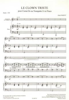 Le clown triste von Alain Parent 
