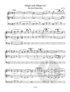 Werke für Orgel von Wolfgang Amadeus Mozart im Alle Noten Shop kaufen