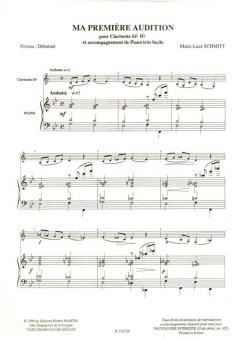 Ma première audition von Schmitt 