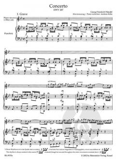 Konzert g-Moll HWV 287 von Georg Friedrich Händel für Flöte (Oboe) und Orchester im Alle Noten Shop kaufen