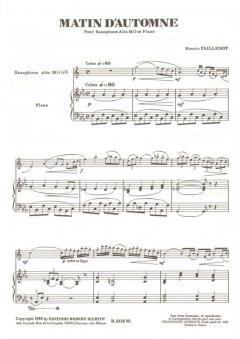 Matin d'automne, alto von Maurice Faillenot 