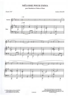 Melodie pour Emma von Anders Soldh 
