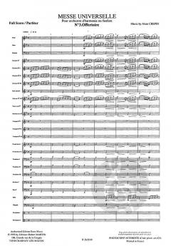 Messe Universelle, les 5 numeros (Alain Crepin) 