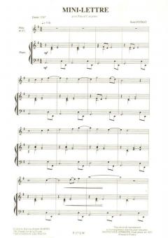 Mini lettre von René Potrat 