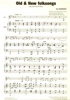 Old new folksongs von Marc Hegenhauser für Horn und Klavier