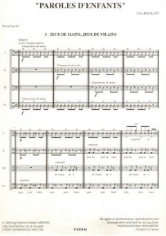 Paroles d'enfants von Yves Bouillot 