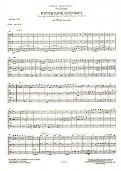 Petite suite occitane, 2 Tb ténor, 1 Tb basse ou Tuba von Gourdeau 