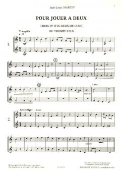 Pour jouer à deux ou trois von Jean Martin 