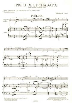Prélude et chabada von René Nicolas 
