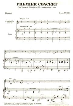 Premier concert, sib ou ut von Denise Roger 