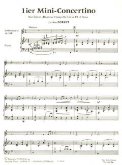 Premier mini-concertino, sib ou ut von Julien Porret 