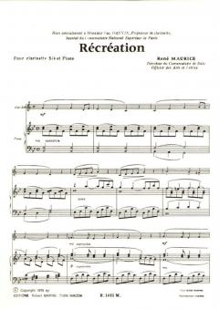Récréation von René Maurice 