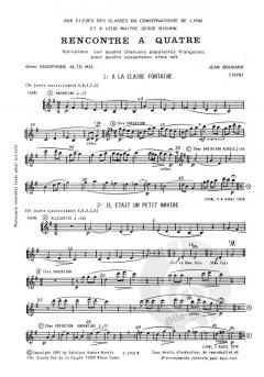 Rencontre à quatre von J. Bouvard 