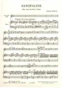 Saxopaline, alto von Robert Martin 