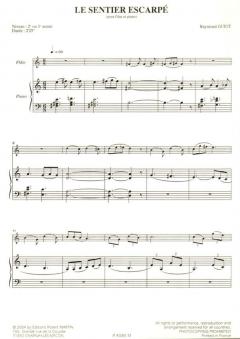 Sentier escarpé Le von Raymond Guiot 