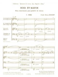 Soir et matin (Claude-Henry Joubert) 